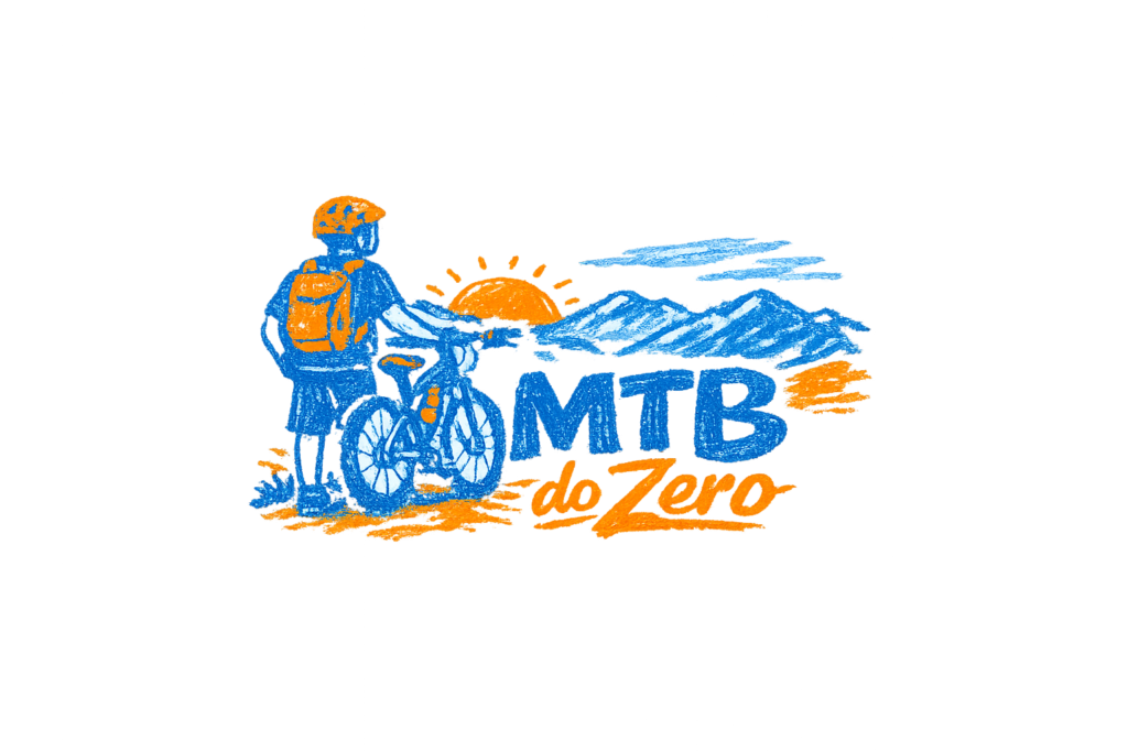 Ciclista do MTB do Zero